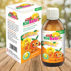 Siro Kid Babi C chai: bổ sung vitamin C