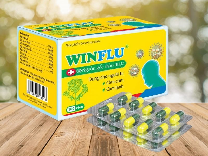 WINFLU được phân phối bởi Dược phẩm Tâm Việt