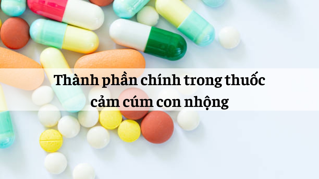 Thành phần chính trong thuốc cảm cúm con nhộng