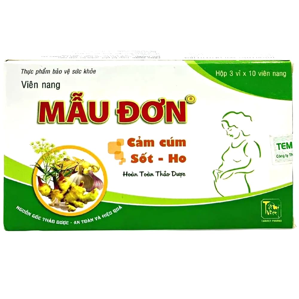 Viên cảm cúm Mẫu Đơn mang đến công dụng tuyệt vời