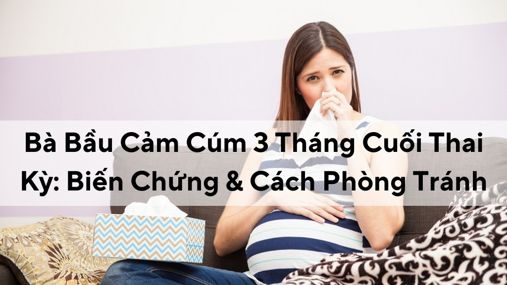 Bà Bầu Cảm Cúm 3 Tháng Cuối Thai Kỳ: Biến Chứng & Cách Phòng Tránh