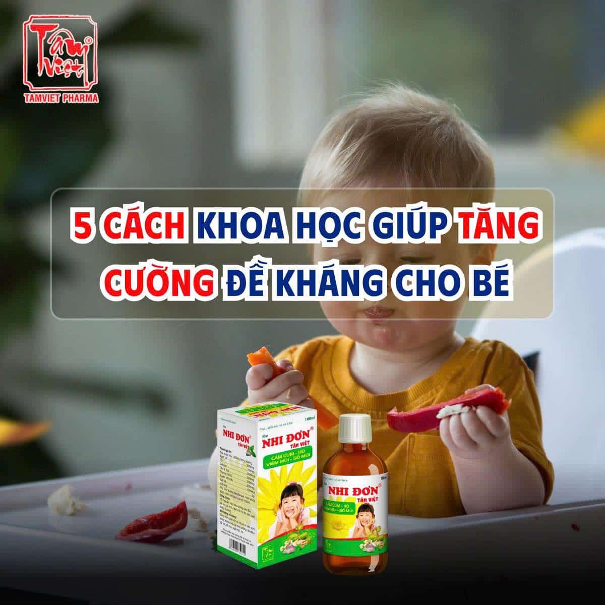 5 CÁCH KHOA HỌC GIÚP TĂNG CƯỜNG ĐỀ KHÁNG CHO BÉ MẸ NÊN BIẾT