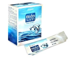 Gói muối biển xanh tinh khiết