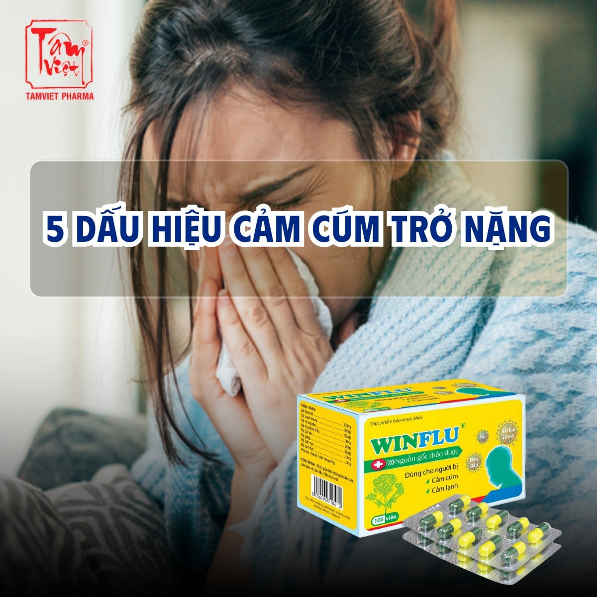 5 DẤU HIỆU CẢM CÚM TRỞ NẶNG BẠN TUYỆT ĐỐI KHÔNG ĐƯỢC BỎ QUA!