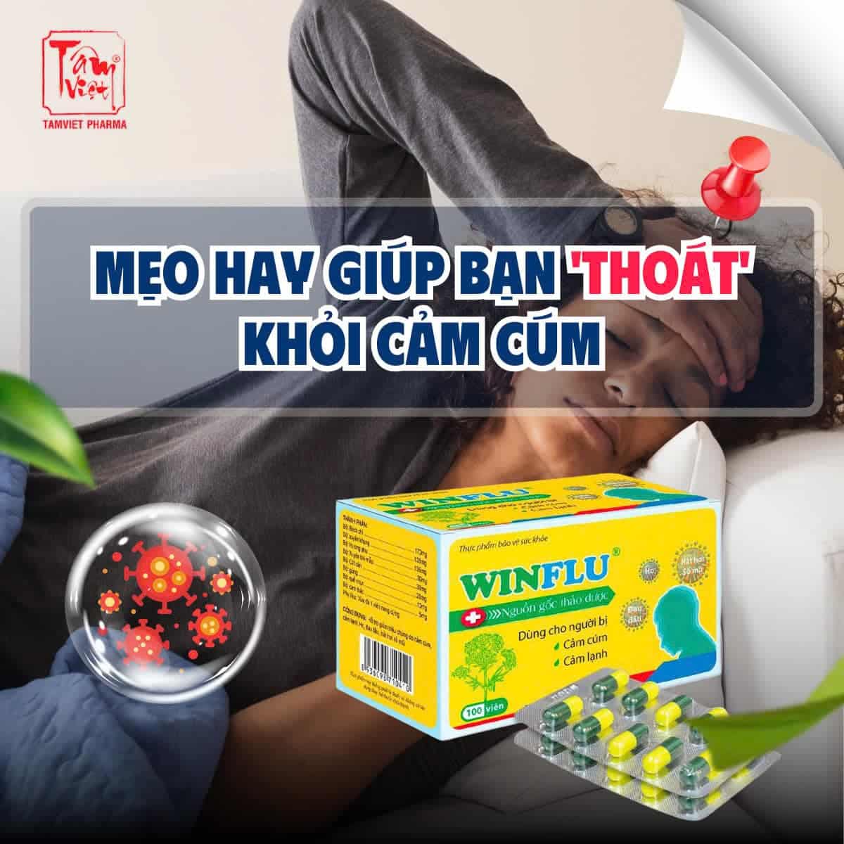 MẸO HAY GIÚP BẠN ‘THOÁT’ KHỎI CẢM CÚM
