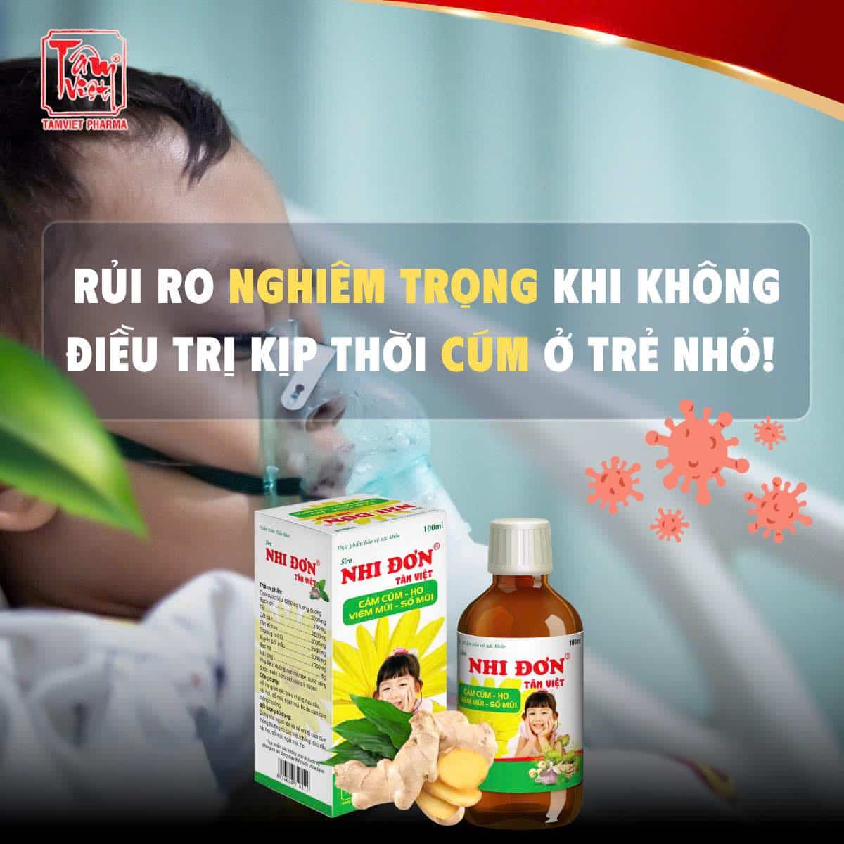 CẢM CÚM Ở TRẺ NHỎ - RỦI RO NGHIÊM TRỌNG KHI KHÔNG ĐIỀU TRỊ KỊP THỜI