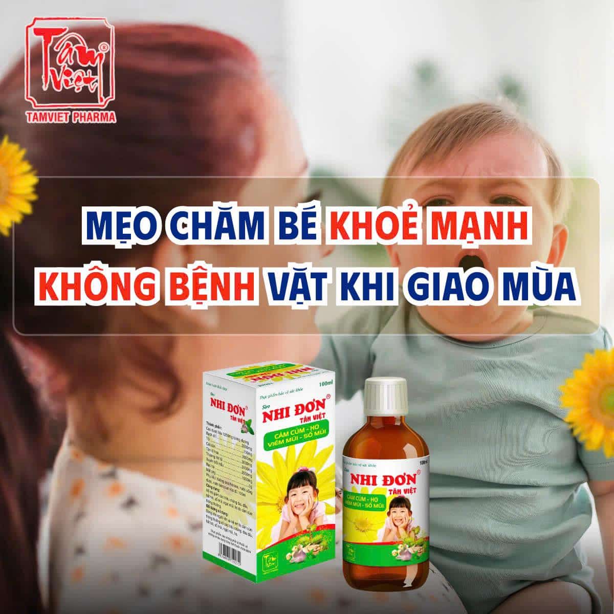 MẸO CHĂM BÉ KHỎE MẠNH KHÔNG BỆNH VẶT KHI GIAO MÙA