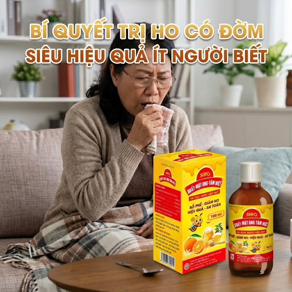 BÍ QUYẾT TRỊ HO CÓ ĐỜM SIÊU HIỆU QUẢ ÍT NGƯỜI BIẾT